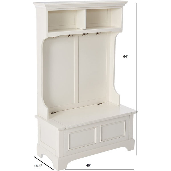 Three Posts™ Patricia 40'' Wide Hall Tree with Bench & Reviews Wayfair